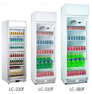  glass door cooler and glass door drink cooler